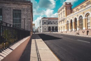 Blick durch die Straßen von Matanzas